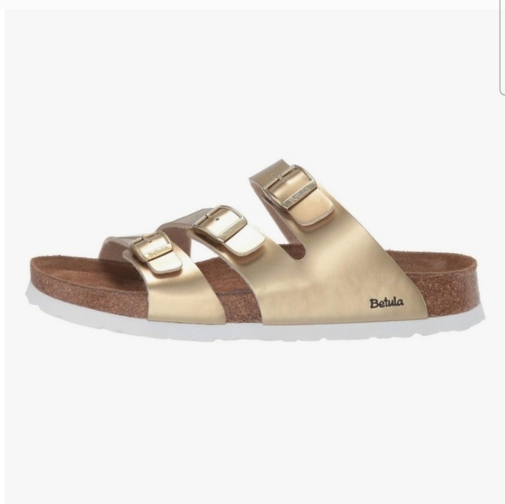 Betula Birkenstock Leo Soft Footbed Sandals Narrow Width Women’s 11 Men’s 9 .